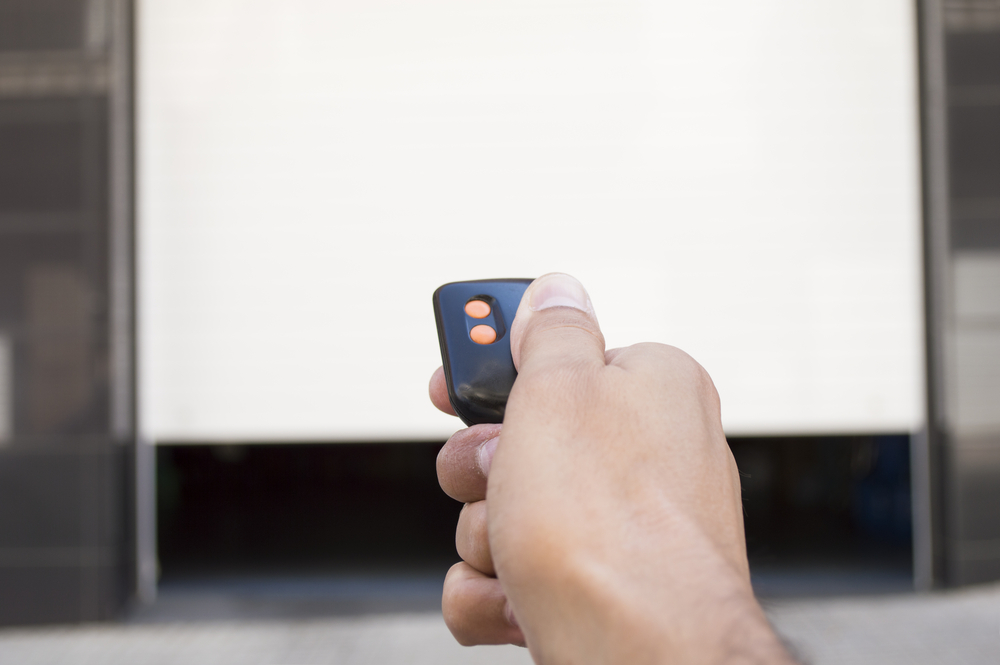 Remote controlled garage door